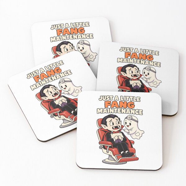 Item preview, Just a Little Fang Maintenance Funny Vampire Dentist Design. designed and sold by The-T-In-Retro.
