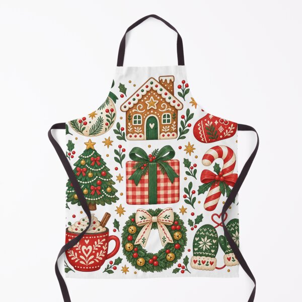 Item preview, Cozy Christmas Folk Art, Boho Winter Holiday, Festive Xmas Aesthetic, Christmas Lover Gift, Matching Family Christmas designed and sold by Quiajia.