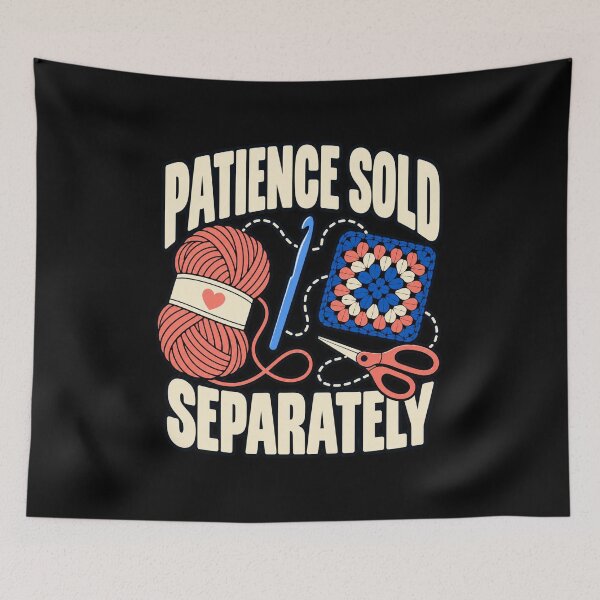 Item preview, Patience Sold Separately Crochet Craft Kit designed and sold by Text2tee.