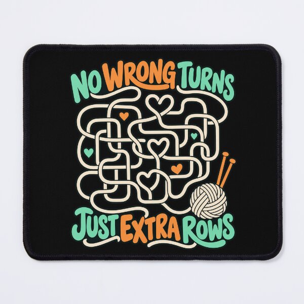 Item preview, No Wrong Turns Just Extra Rows designed and sold by Text2tee.