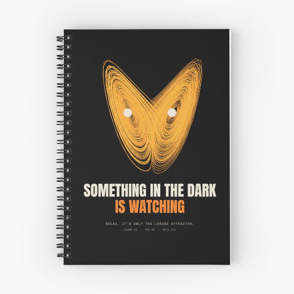 Item preview, Something in the Dark Is Watching: Lorenz Attractor Halloween designed and sold by AvalonMoss.