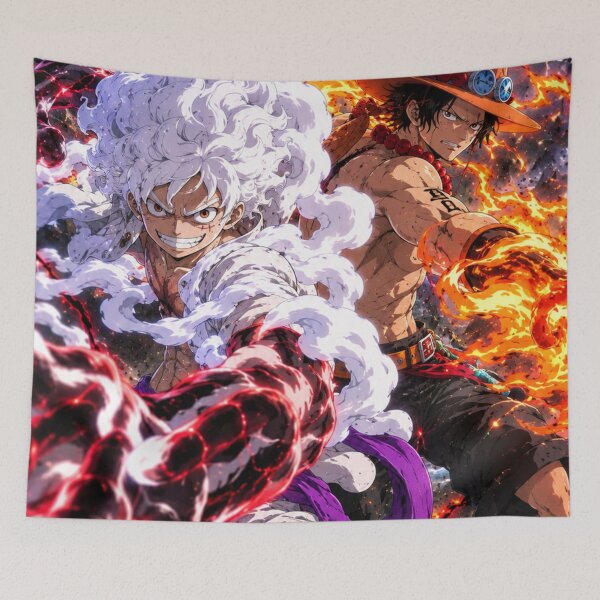 Item preview, Luffy y Ace designed and sold by jinwooo.