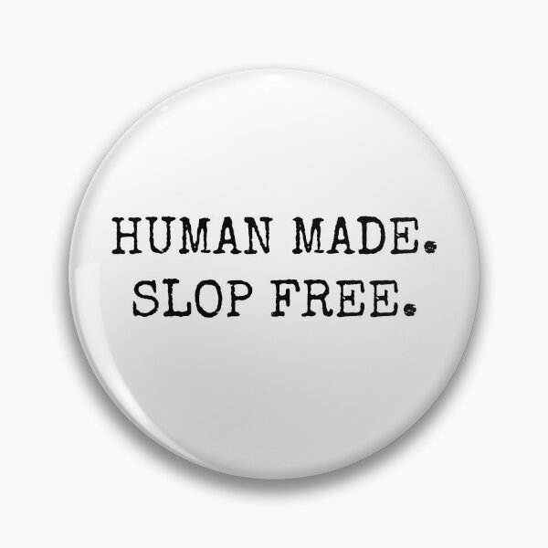 Item preview, Human Made Slop Free 3 Pack | Anti AI Statement designed and sold by GosiaArtGarden.