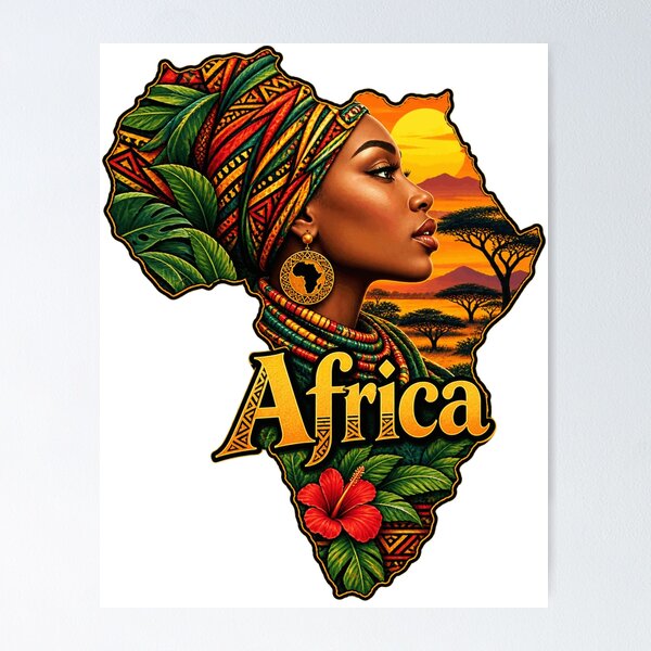 Item preview, African Women – Afro Chic | African Fashion, African Women designed and sold by POP FACTORY.