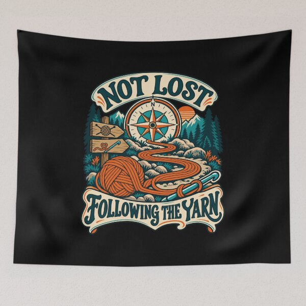 Item preview, Not Lost Following The Yarn designed and sold by Text2tee.