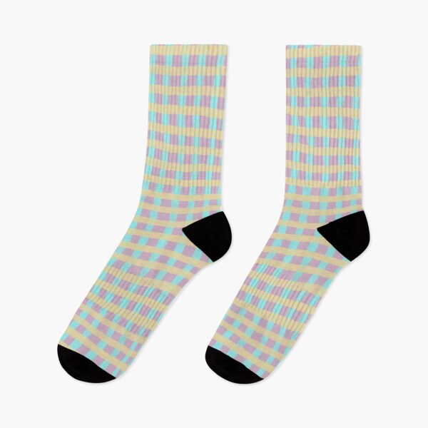 Item preview, Watercolor Gingham Pattern – Pink & Baby Blue Hand-Painted Plaid designed and sold by LeelaLab.