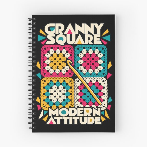 Item preview, Granny Square Modern Attitude Crochet designed and sold by Text2tee.