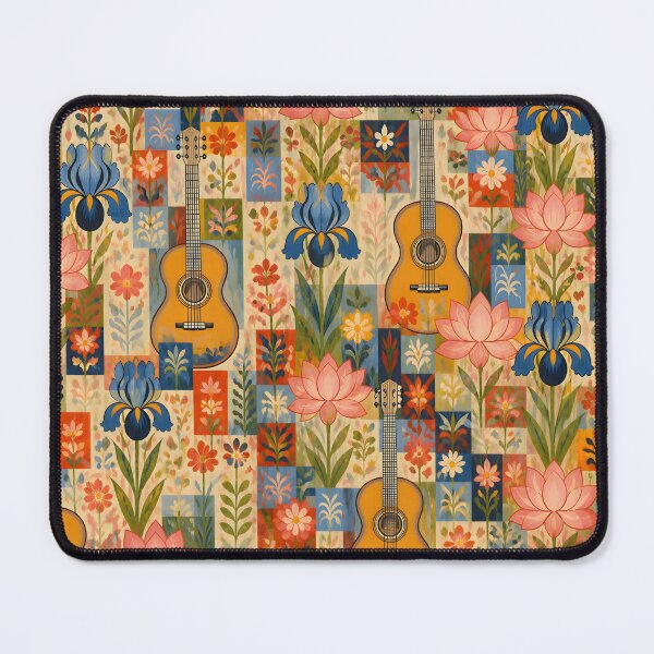 Artikelvorschau, Spiel es Gitarre mit Blumen entworfen und verkauft von Nira Dabush.