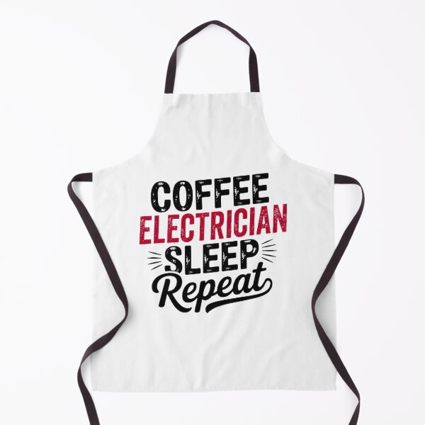 Item preview, Coffee Electrician Sleep Repeat - Funny Design for Electrician Enthusiasts designed and sold by BrandonAtonte44.