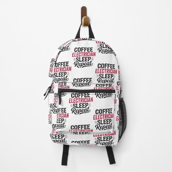 Item preview, Coffee Electrician Sleep Repeat - Funny Design for Electrician Enthusiasts designed and sold by BrandonAtonte44.