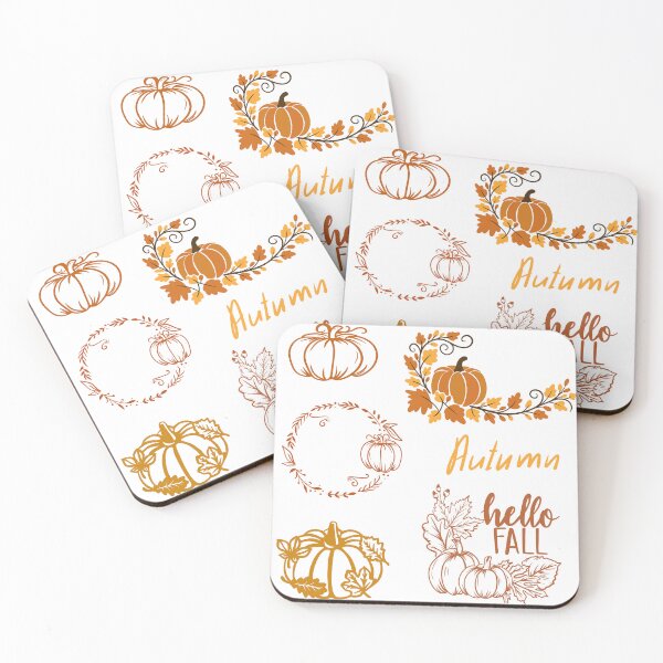 Item preview, Cute Autumn Pumpkin Sticker Pack — Hello Fall Line Art designed and sold by LYAN-STORE.