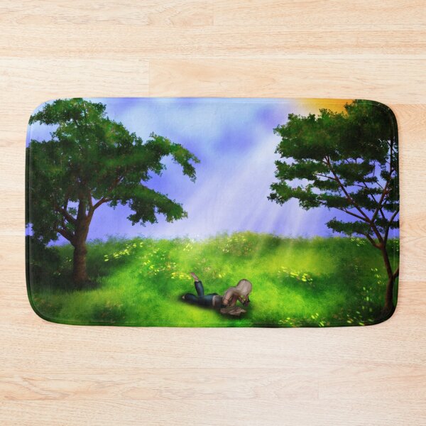 Item preview, A dreamy spring meadow in the sunlight designed and sold by JinxisArts.