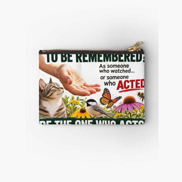 Item preview, How Do YOU Want to Be Remembered? Be the One Who Acts designed and sold by Whiskered Garden Studio.