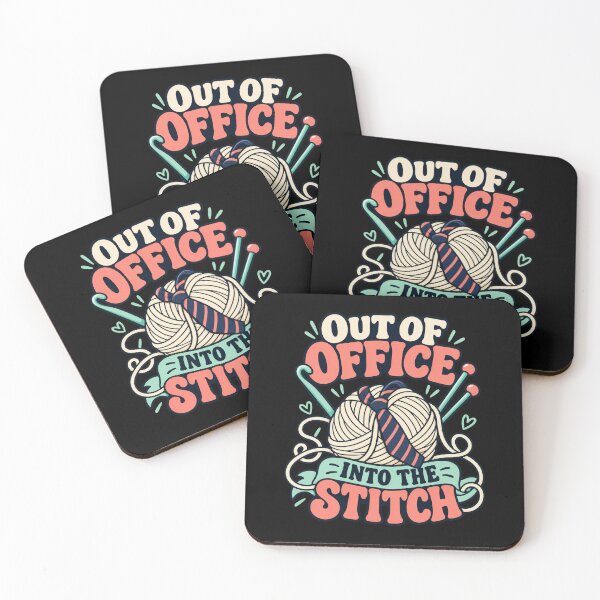 Item preview, Out Of Office Into The Stitch designed and sold by Text2tee.