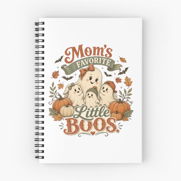 Item preview, Mom's Favorite Little Boos Retro Vintage Halloween Ghost Family designed and sold by shirt-hard-top1.