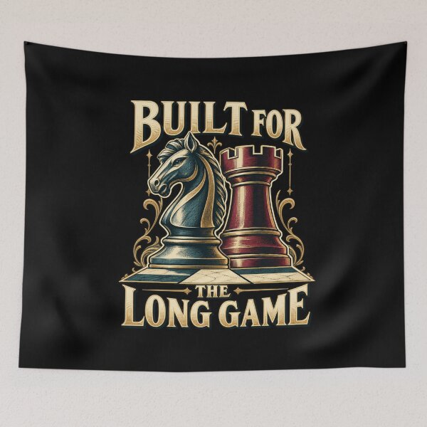 Item preview, Built For The Long Game - Chess designed and sold by Good Mood Foundry.