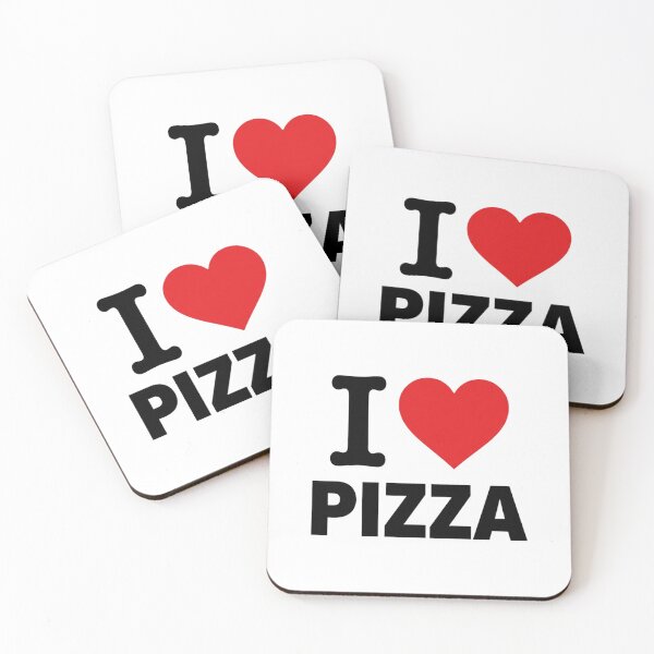 Item preview, I Heart Pizza Red Heart Graphic Typography For Pizza Lover And Foodie designed and sold by raedattia.