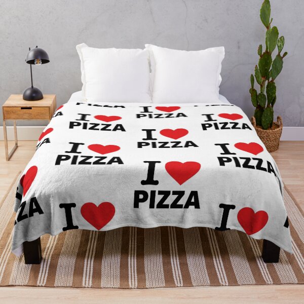 Item preview, I Heart Pizza Red Heart Graphic Typography For Pizza Lover And Foodie designed and sold by raedattia.