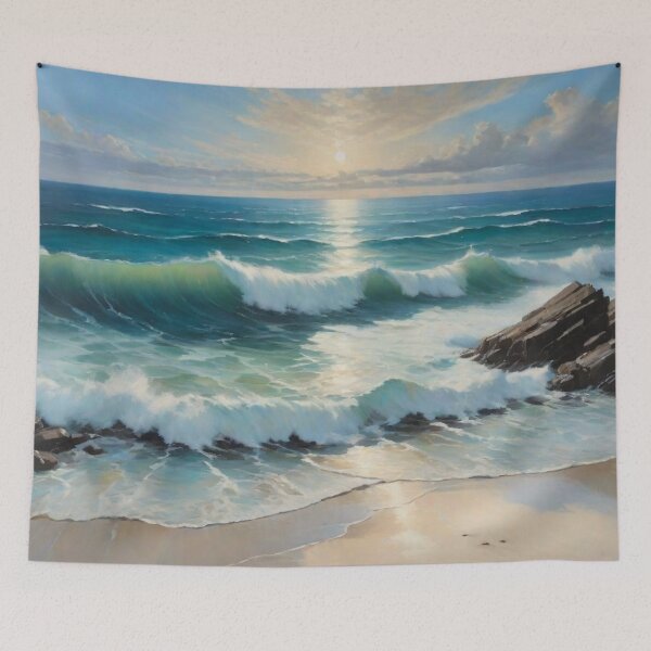 Item preview, Sunlit Shore designed and sold by Prachodayat Artworks.