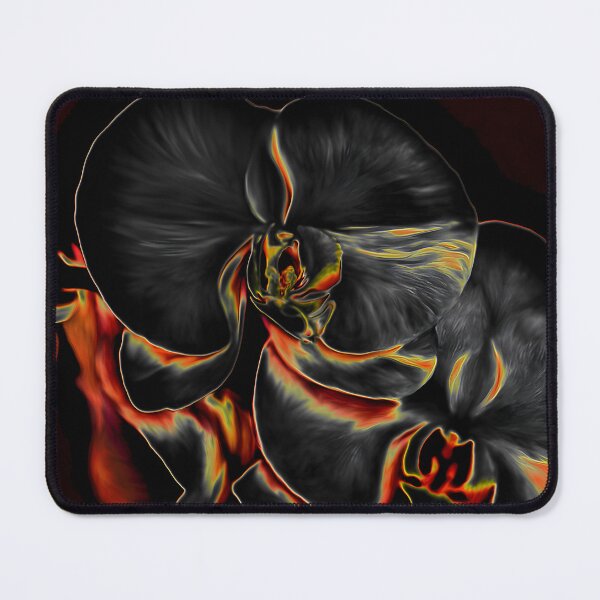 Item preview, Glowing orchid in fiery neon colors designed and sold by JinxisArts.
