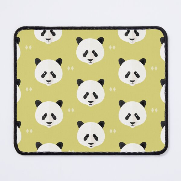 Item preview, Panda heads on green designed and sold by reneesillus.