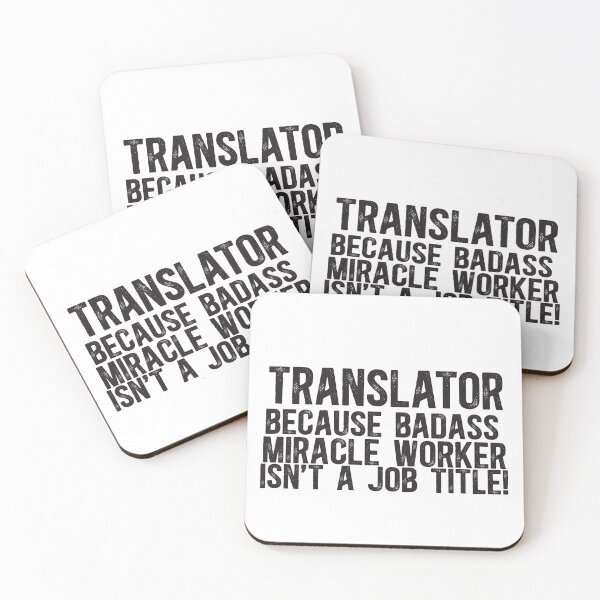 Item preview, Translator Miracle Worker Job Title designed and sold by TeesYouWant.
