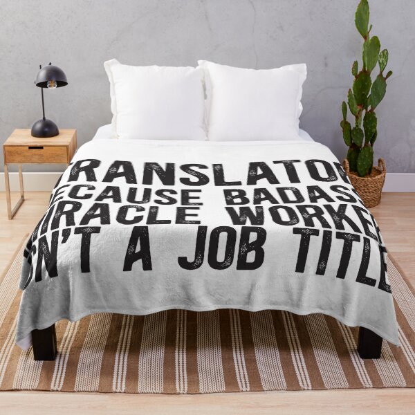 Item preview, Translator Miracle Worker Job Title designed and sold by TeesYouWant.
