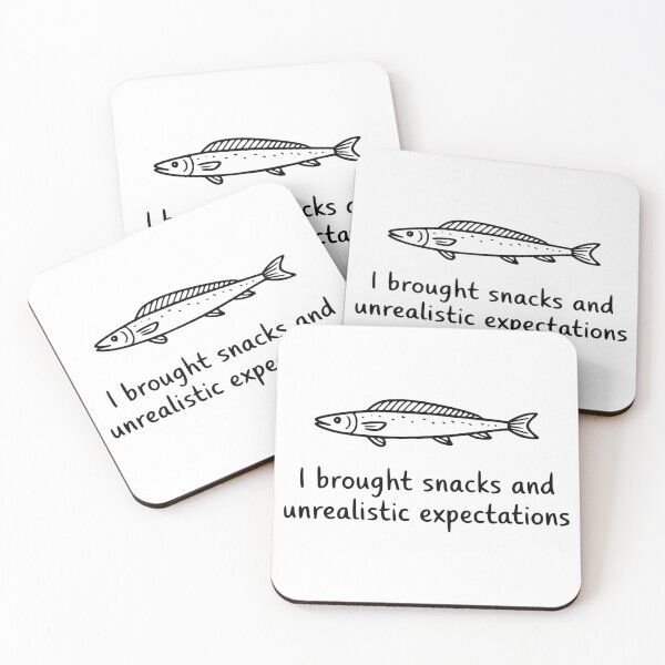 Item preview, I Brought Snacks and Unrealistic Expectations designed and sold by theartfulaspie.
