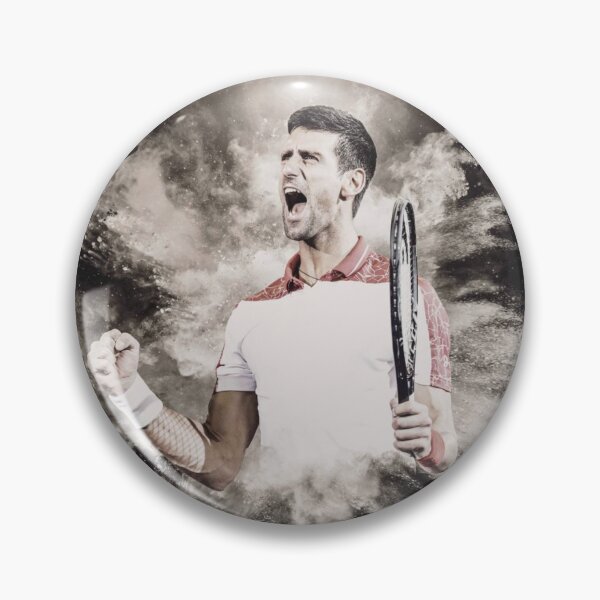 Item preview, Novak Djokovic Tennis Open Original Custom Vintage Poster Wall Art designed and sold by Cool Robot Bro..