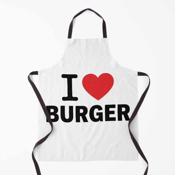 Item preview, I Heart Burger Red Heart Graphic Typography For Cheeseburger Fan And Foodie designed and sold by raedattia.