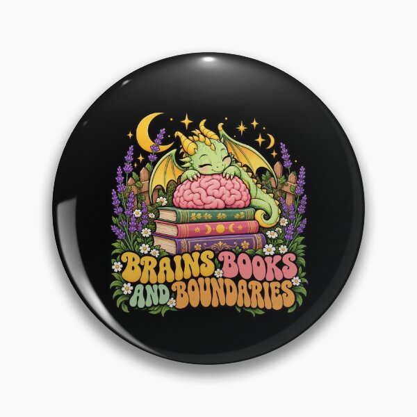 Item preview, Brains Books and Boundaries Dragon designed and sold by ROUX-ART.