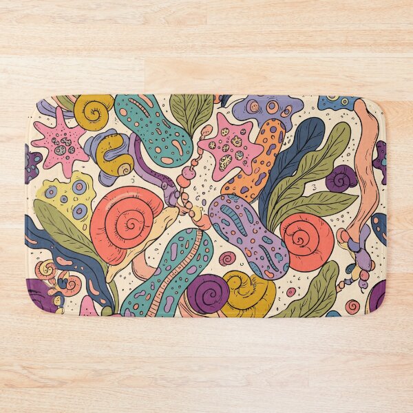 Item preview, Funky Underwater Doodle Pattern – Colorful Sea & Coral Chaos designed and sold by Prtina.