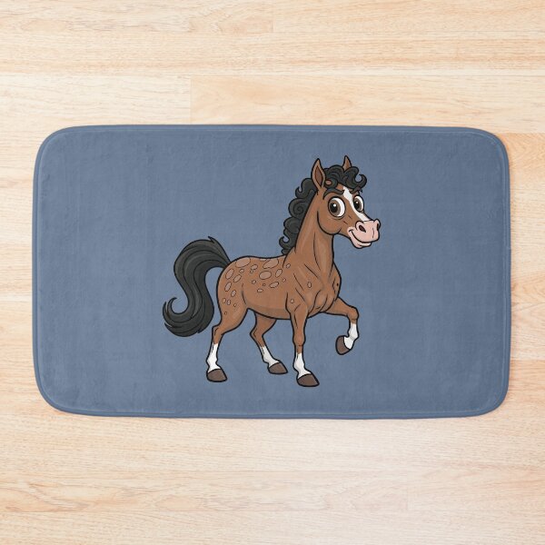 Item preview, A cartoon drawing of the Roan Aegidienberger horse designed and sold by Cheval-de-coeur.