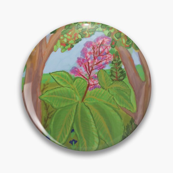 Item preview, Chestnut blooming branch and landscape designed and sold by MartaTerkiewicz.