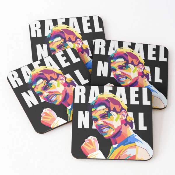 Artikelvorschau, Rafael Nadal Tennis Open Original Custom Vintage Poster Wandkunst entworfen und verkauft von Cool Robot Bro..