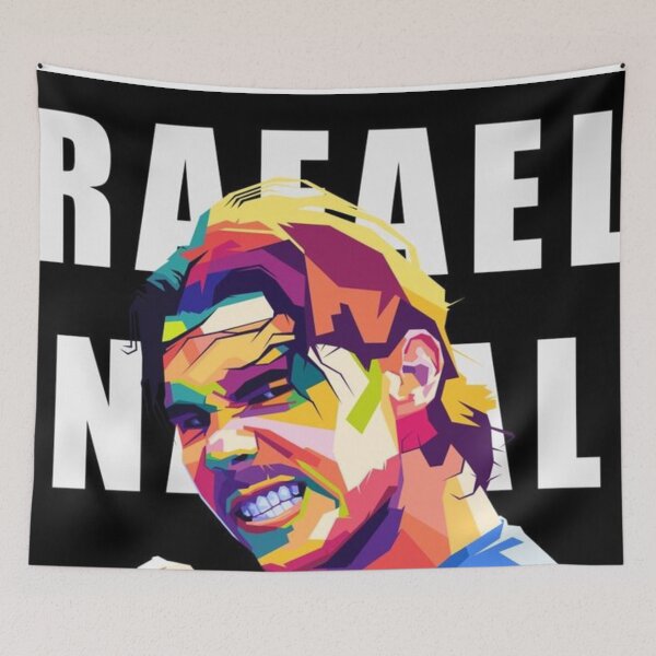 Item preview, Rafael Nadal Tennis Open Original Custom Vintage Poster Wall Art designed and sold by Cool Robot Bro..