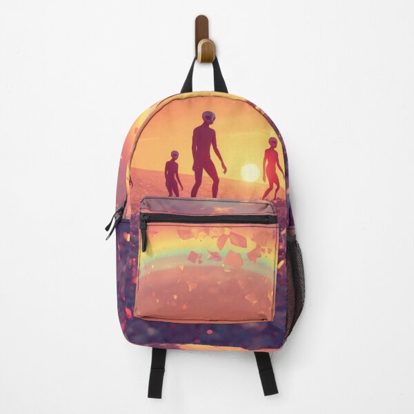 Item preview, Alien Silhouettes On Crystalline Desert At Sunset designed and sold by monkeybusiness.pt.