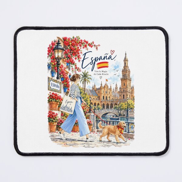 Item preview, Seville Spain Travel Plaza de España designed and sold by EdwinkOne.