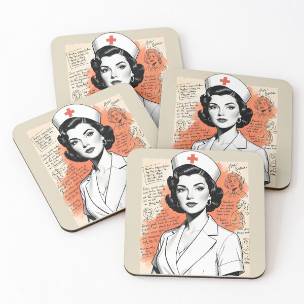 Item preview, Retro-style nurse. designed and sold by MagelliShop.