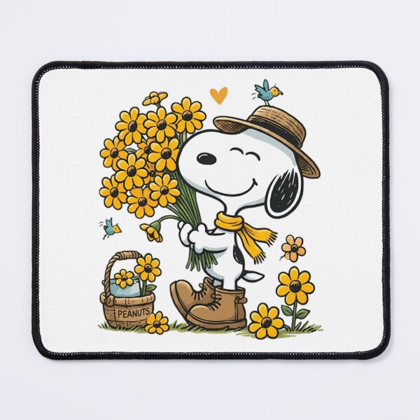 Item preview, Peanuts Snoopy Yellow Flowers  designed and sold by Sapphirajorie.
