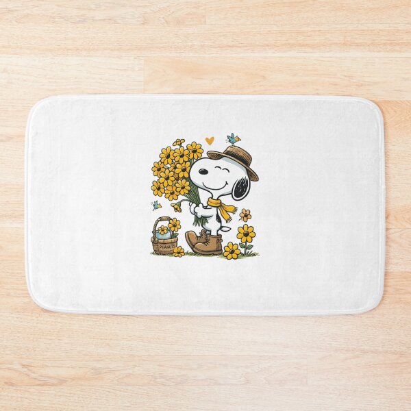 Item preview, Peanuts Snoopy Yellow Flowers  designed and sold by Sapphirajorie.