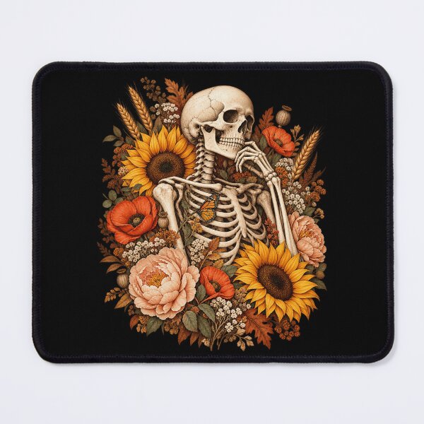 Item preview, Floral Skeleton Sunflower Garden designed and sold by ROUX-ART.