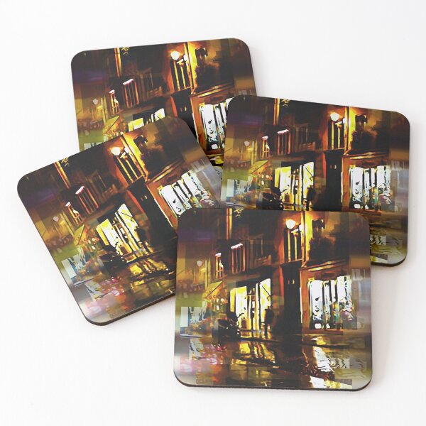 Item preview, City Scene at night — Art by Karl J. Struss designed and sold by kstruss01.