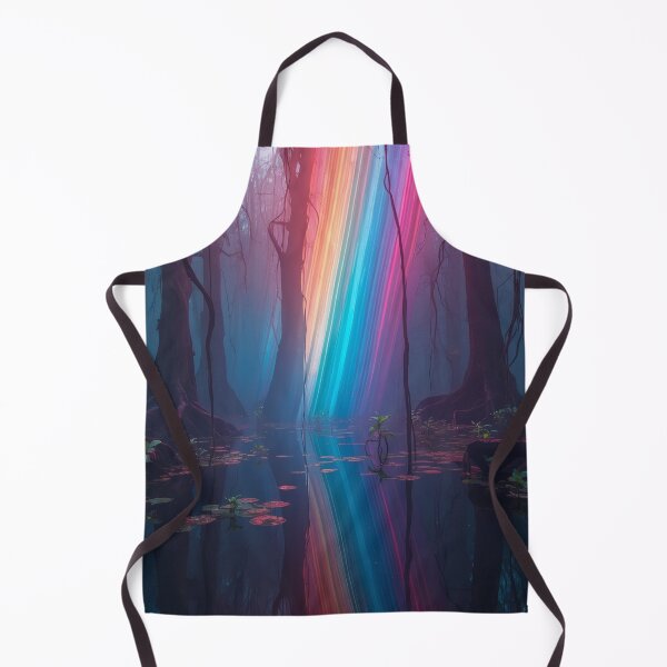 Item preview, Radiant Rainbow Beam In Dark Alien Swamp designed and sold by monkeybusiness.pt.