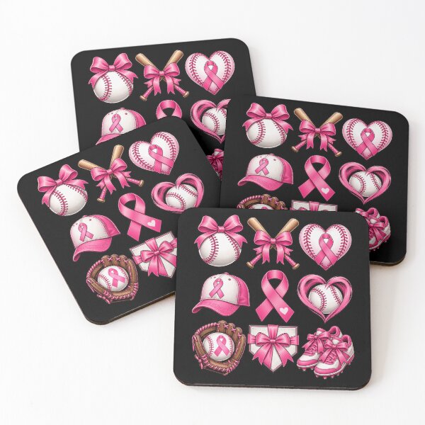 Item preview, Pink Baseball Breast Cancer Awareness designed and sold by ROUX-ART.