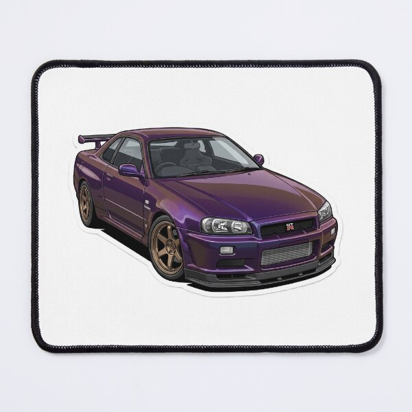 Item preview, Midnight Purple R34 GT-R V-Spec Sticker designed and sold by Fixnovaguide.