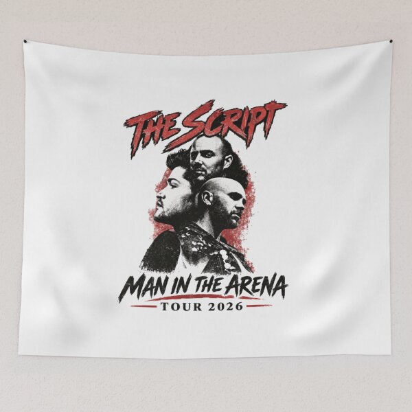 Item preview, The Script Man In The Arena Tour 2026 designed and sold by Riissee.