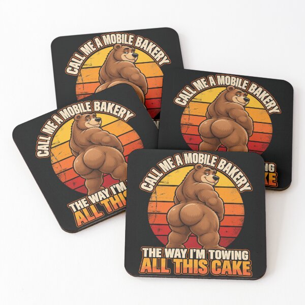 Item preview, Funny Bear Bakery Cake Pun designed and sold by ROUX-ART.