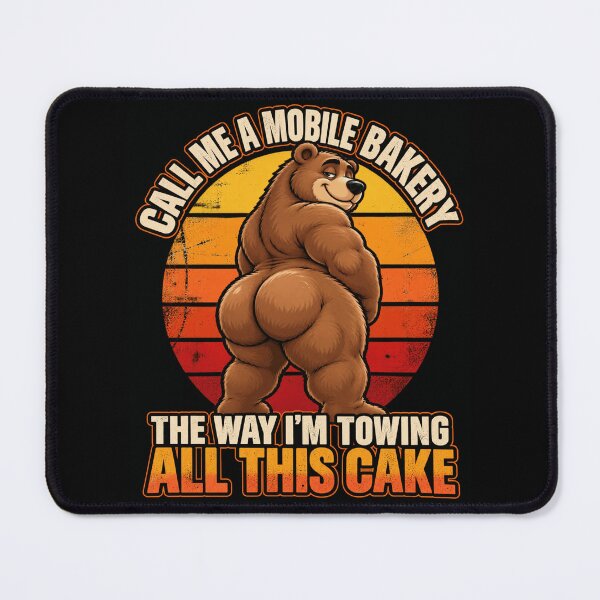 Item preview, Funny Bear Bakery Cake Pun designed and sold by ROUX-ART.