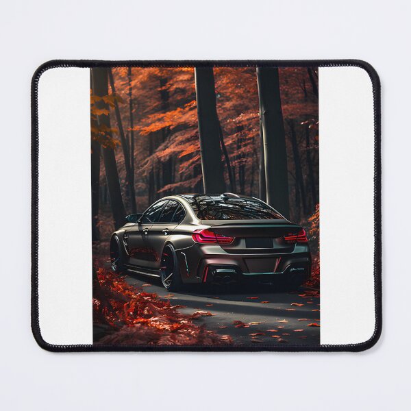 Item preview, Performance Sedan Driving Through Autumn Forest with Bold and Aggressive Style designed and sold by Zyla Graphic.